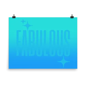 Fabulous Ghost Text Poster