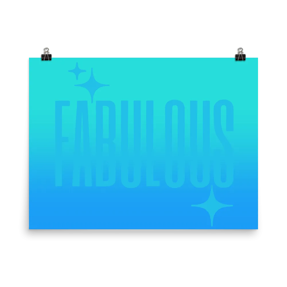 Fabulous Ghost Text Poster