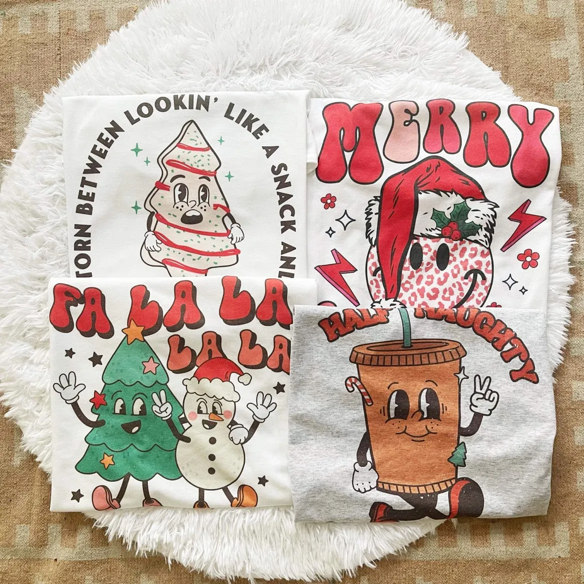 Falala Retro Christmas Tee
