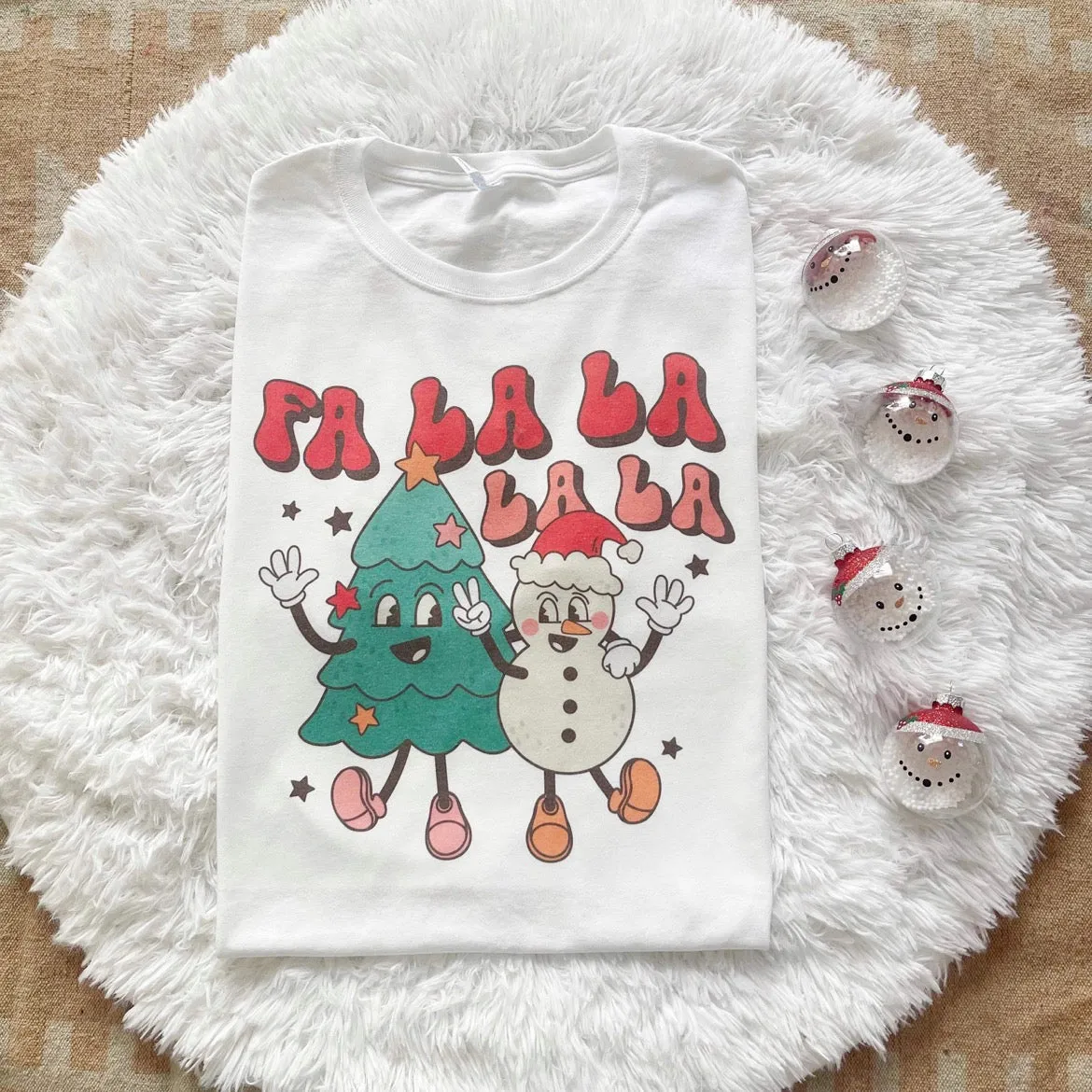 Falala Retro Christmas Tee