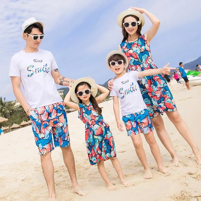 Family Matching Colorful Outfit