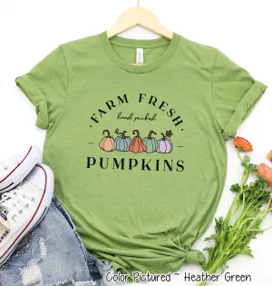 Farm Fresh Colorful Pumpkins Fall Tee