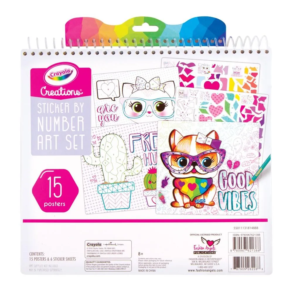 Fashion Angels Sticker by Number Portfolio