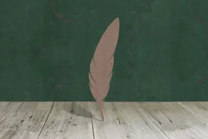 Feather 1 - wooden craft cut-out - 2mm MDF