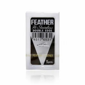 Feather Black DE Blades Made in Japan - 10,000 Blades