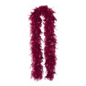 Feather Boa Burgundy