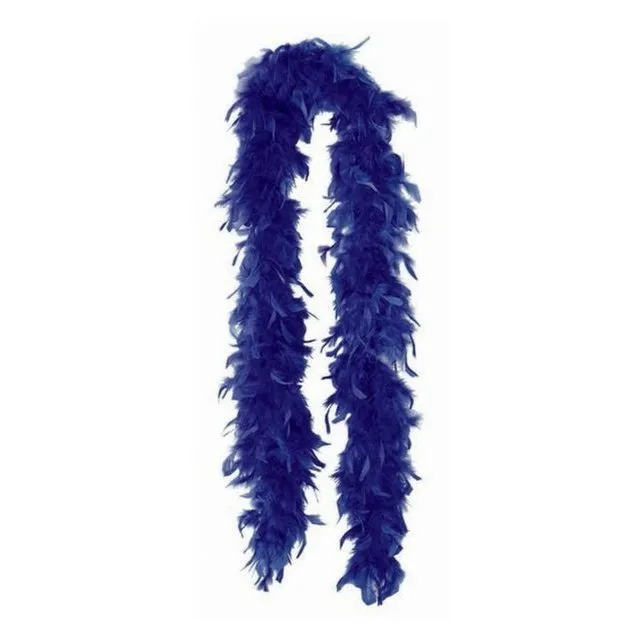 Feather Boa Navy