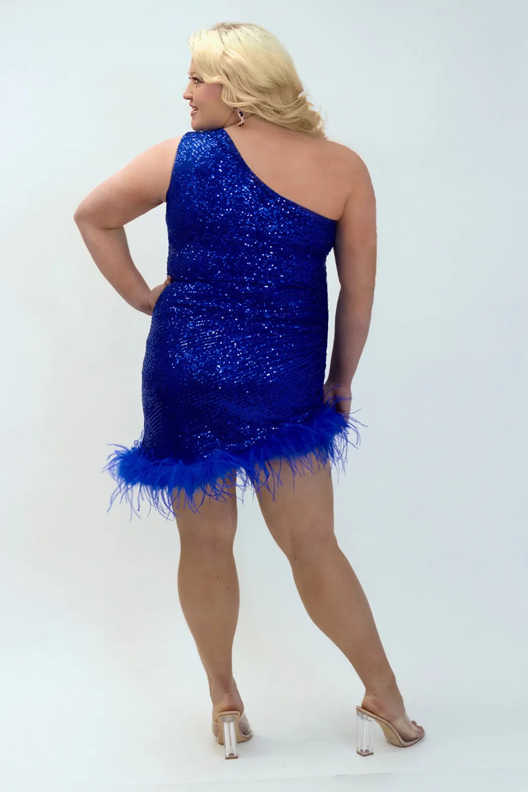 Feather Frenzy Party Dress