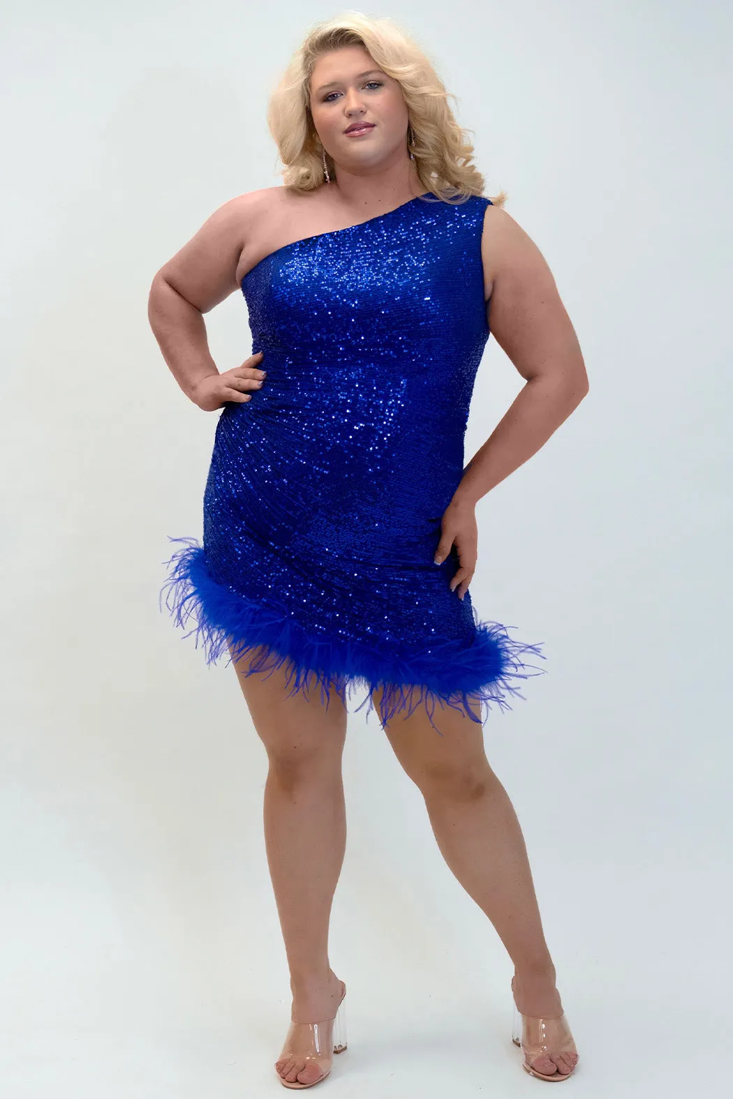 Feather Frenzy Party Dress
