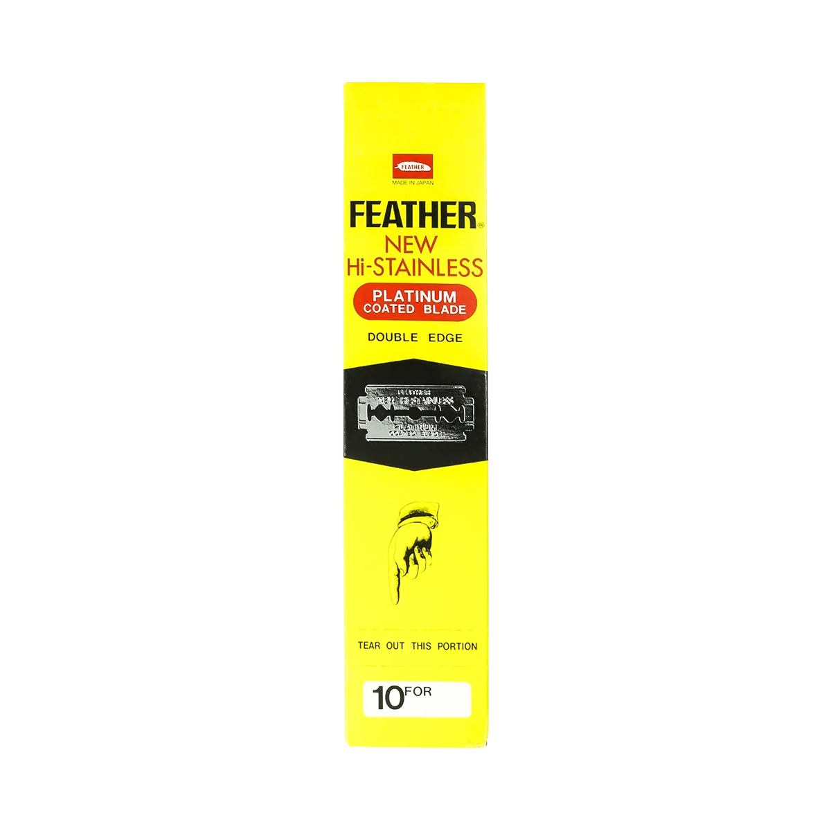 Feather Platinum Coated Double Edge Shaving Blades - 200 Blades OFFER