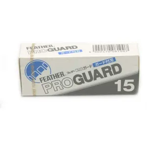 Feather Pro-Guard Single Edge Razor Blades (15)