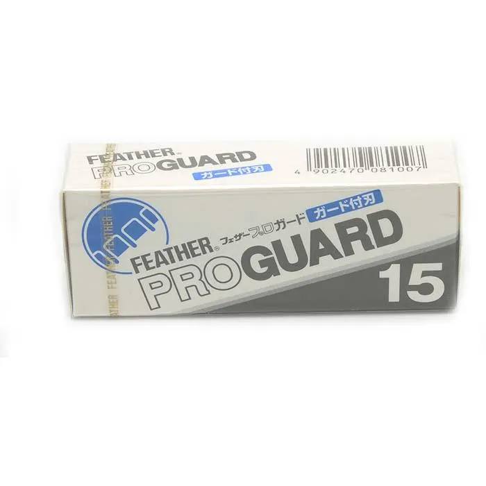 Feather Pro-Guard Single Edge Razor Blades (15)