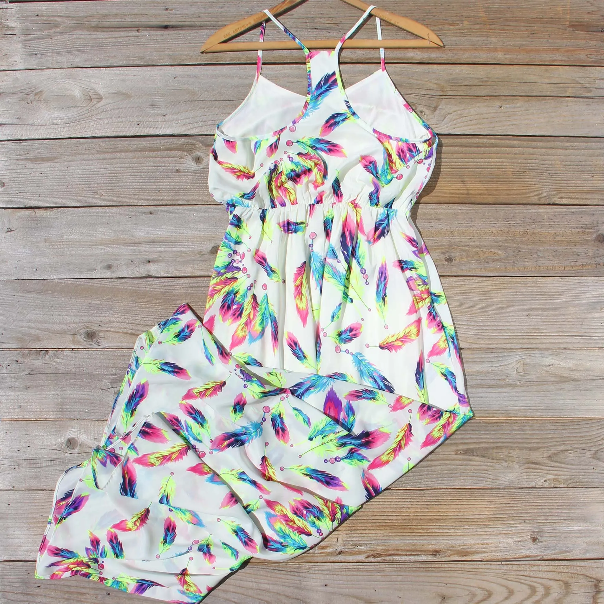 Feather Seeker Maxi Dress