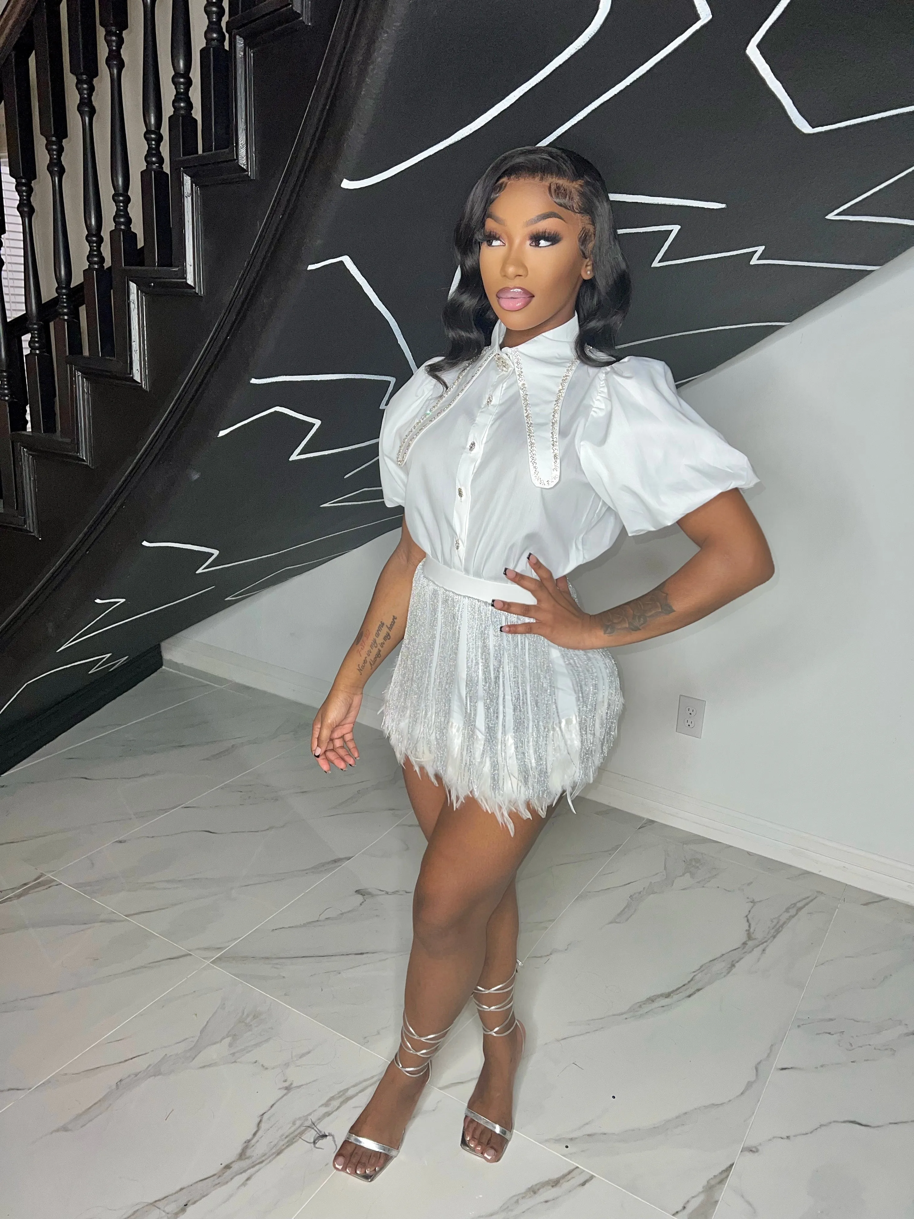 Feather skirt