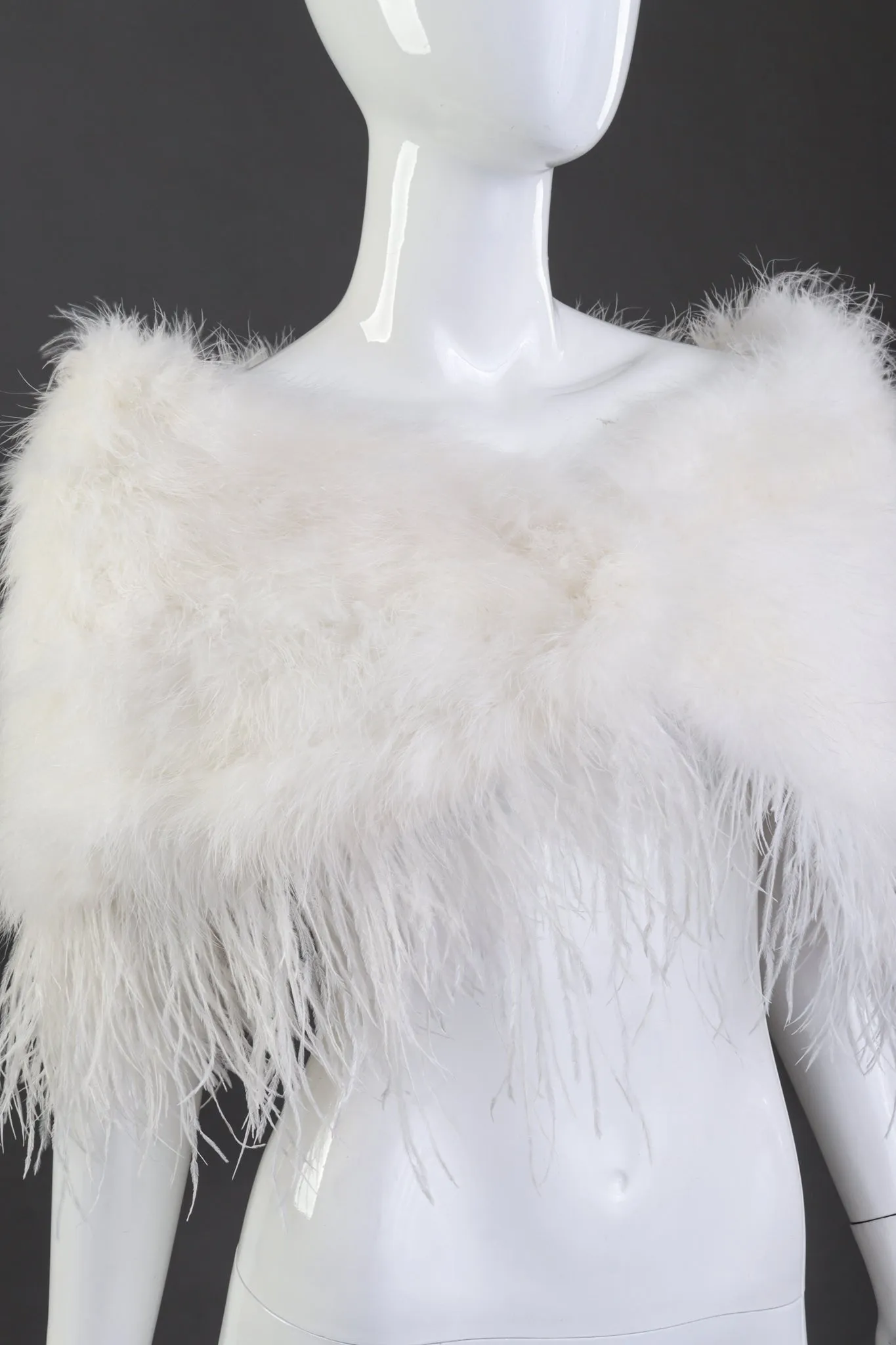 Feather Stole Capelet