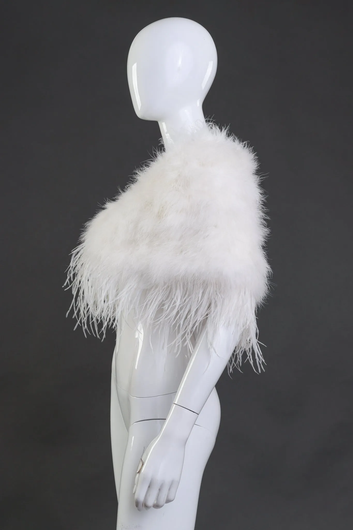 Feather Stole Capelet