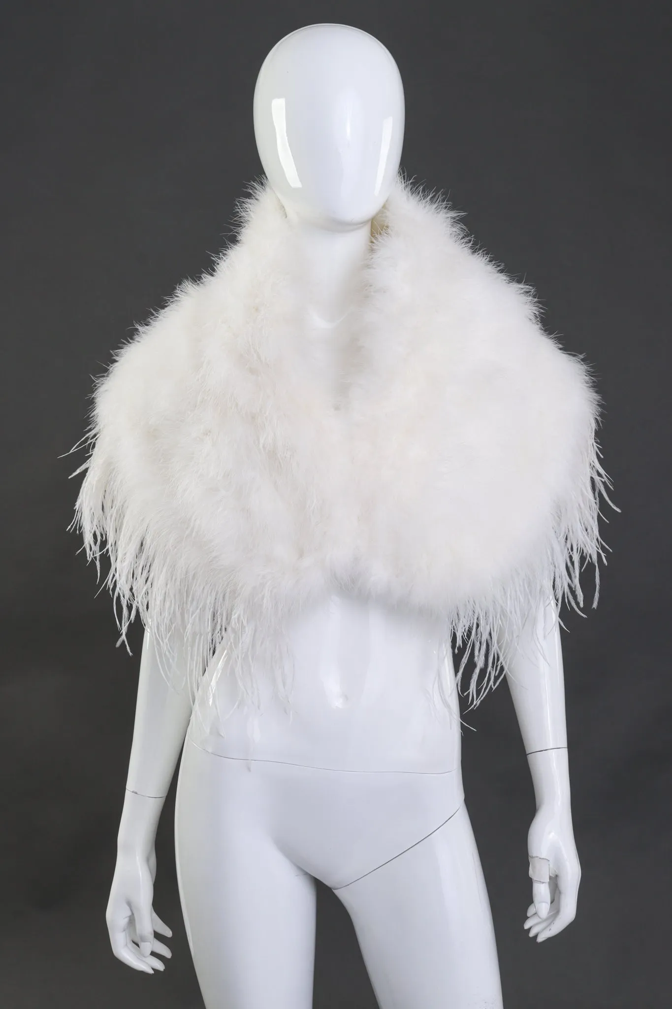 Feather Stole Capelet
