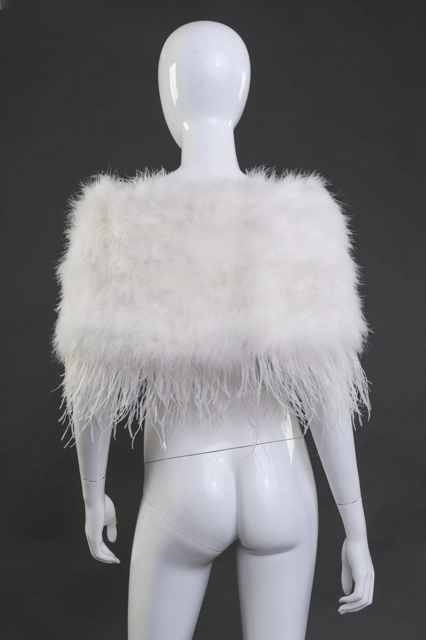 Feather Stole Capelet