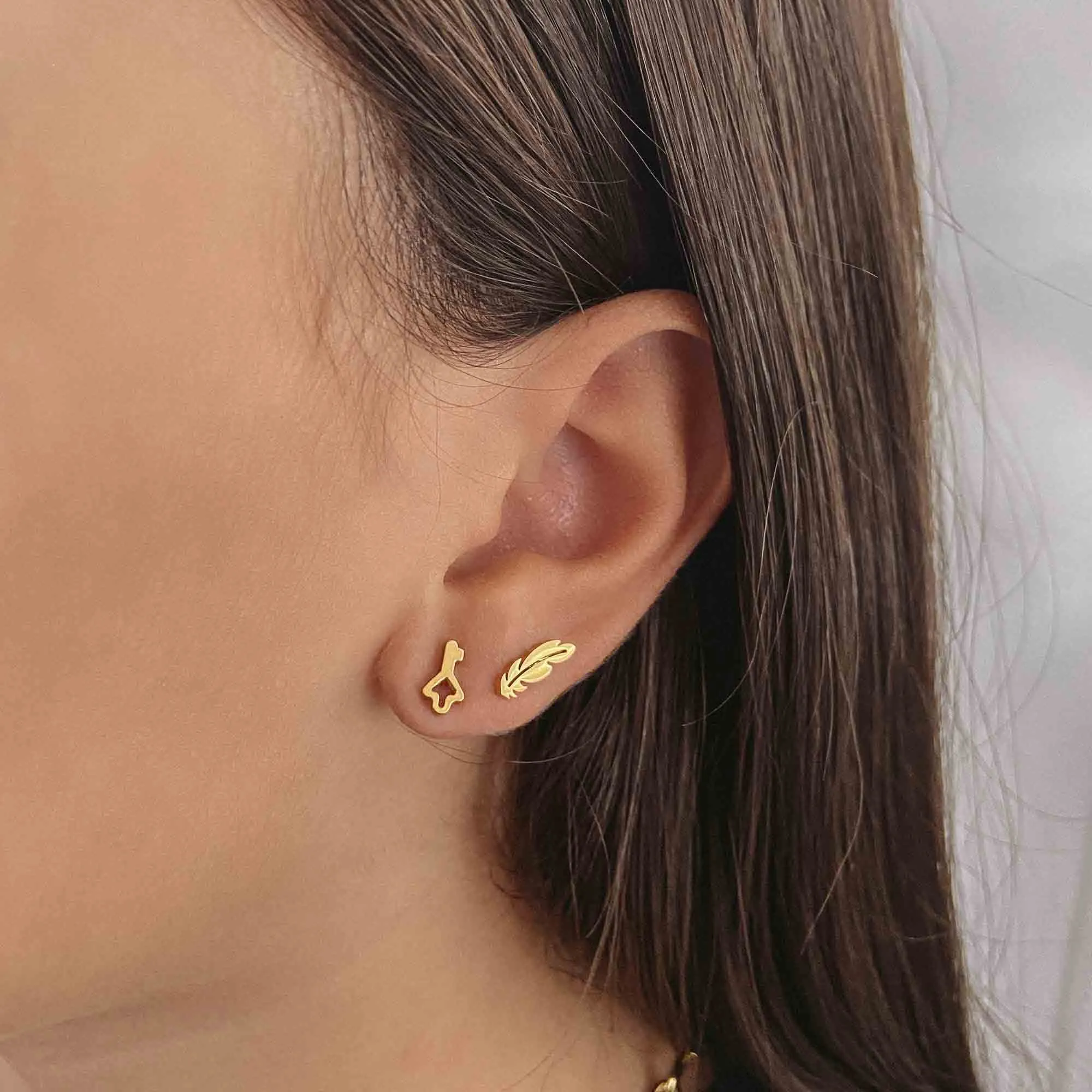 Feather Studs