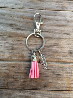 Feather Tassel Keychain