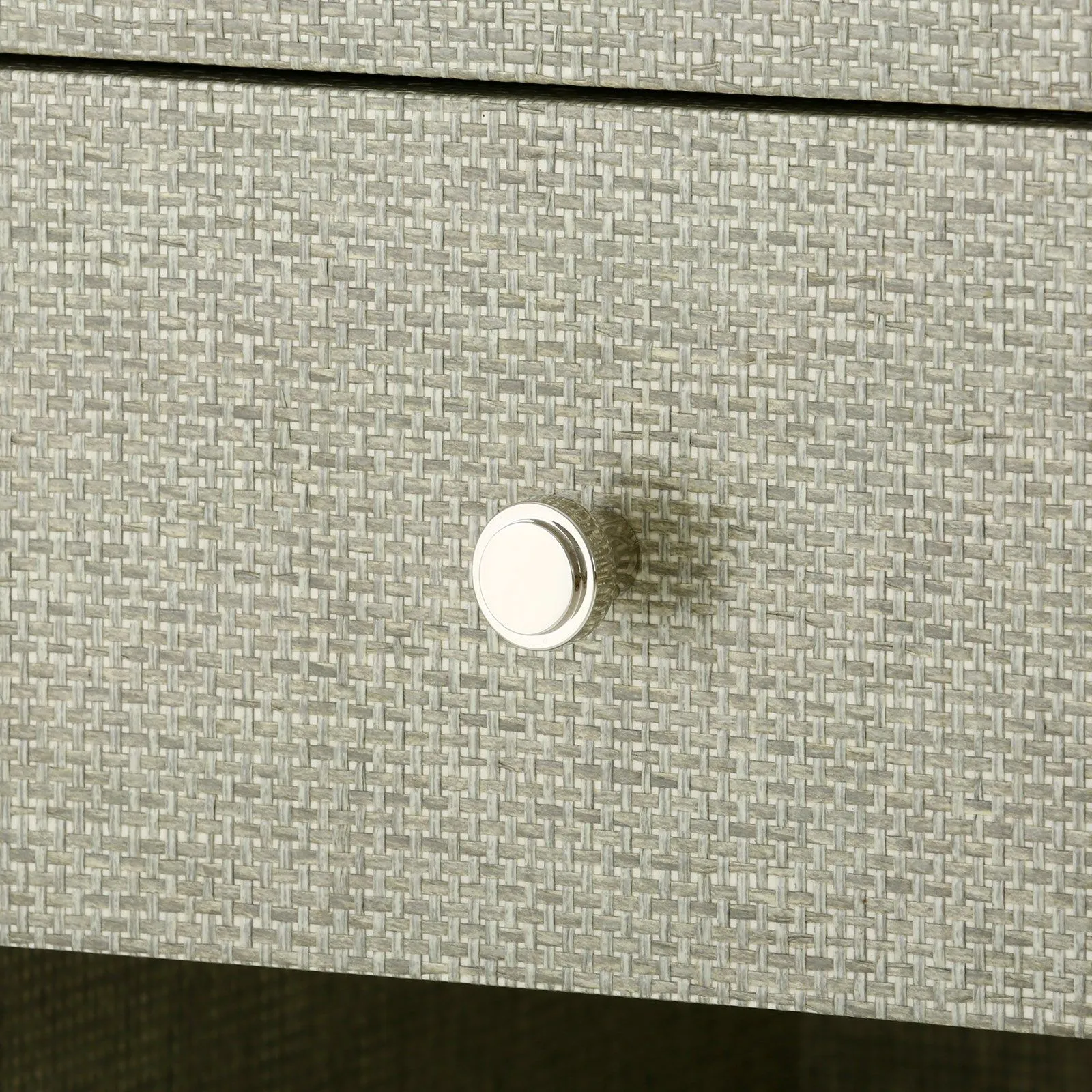 Fedor 2-Drawer Side Table / Moss Gray Tweed