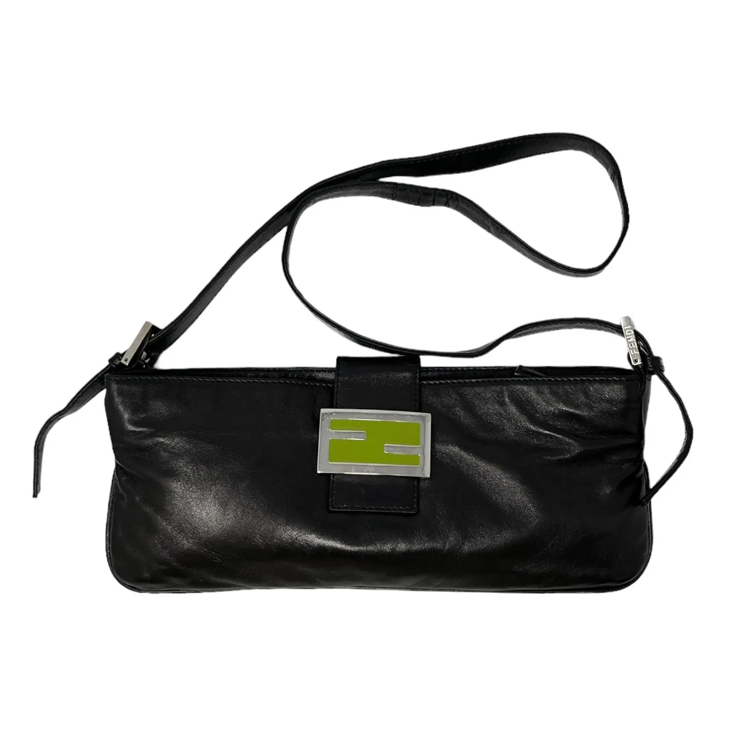 Fendi Black Crossbody Baguette
