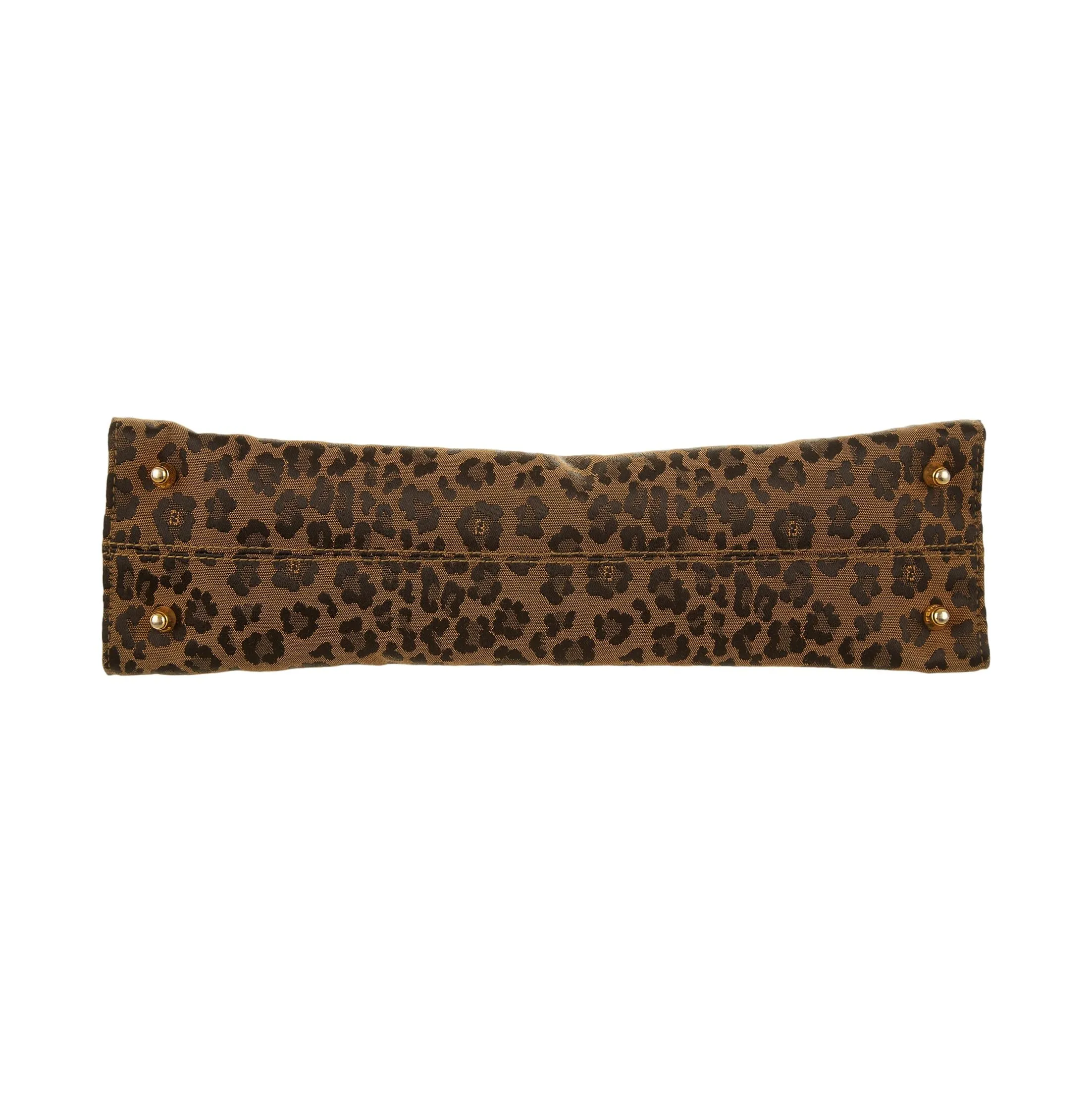 Fendi Brown Cheetah Print Tote