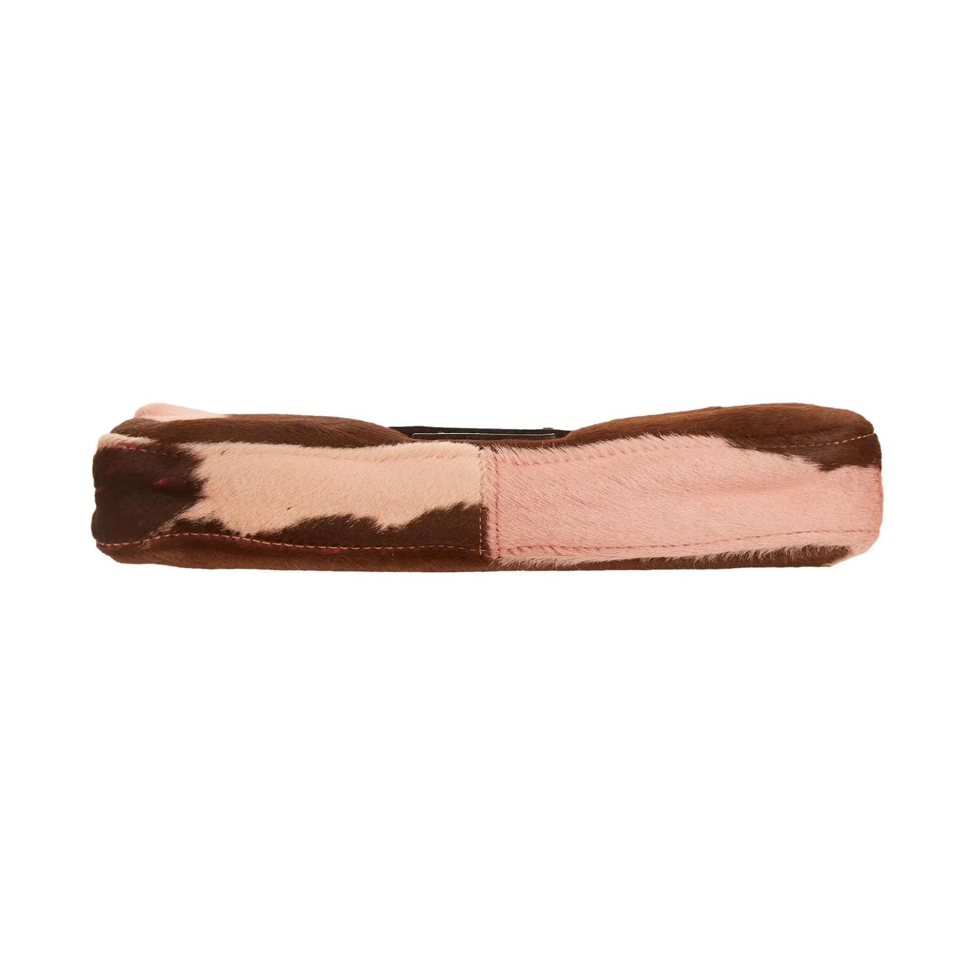 Fendi Pink Cow Print Baguette
