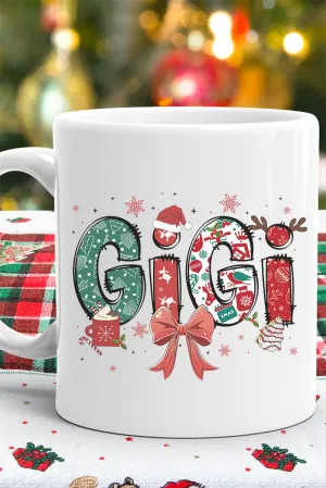 Festive Christmas Gigi Ceramic Mug