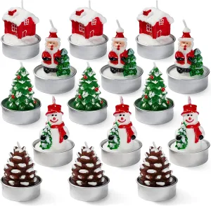 Festive Christmas Tealight Candles