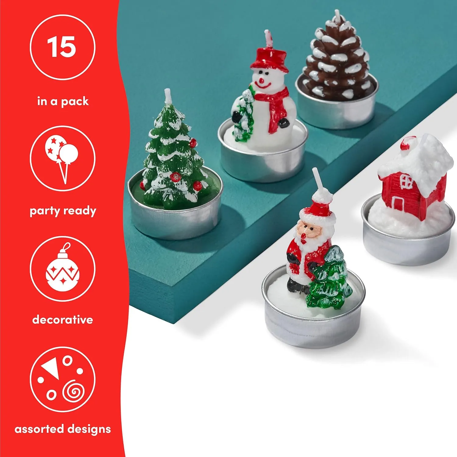 Festive Christmas Tealight Candles