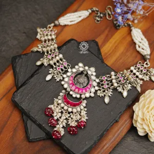 Festive Kundan Silver Neckpiece