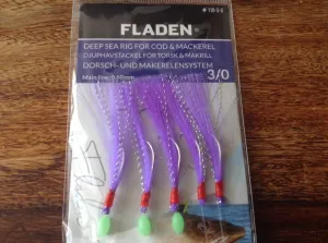 Fladen Fishing Deep Sea Rig For Cod and Mackerel 110-3-0