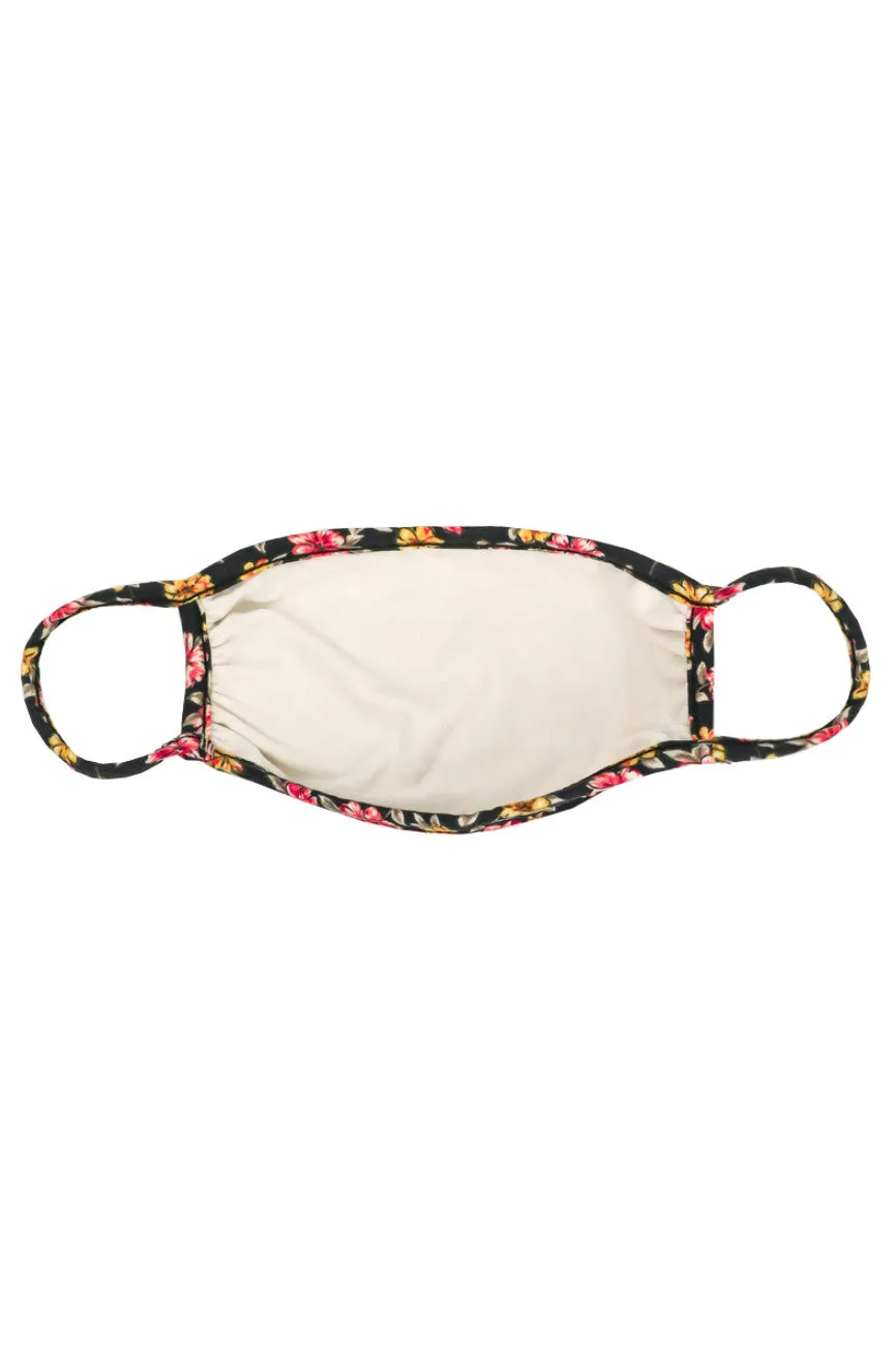 Floral Print Face Mask