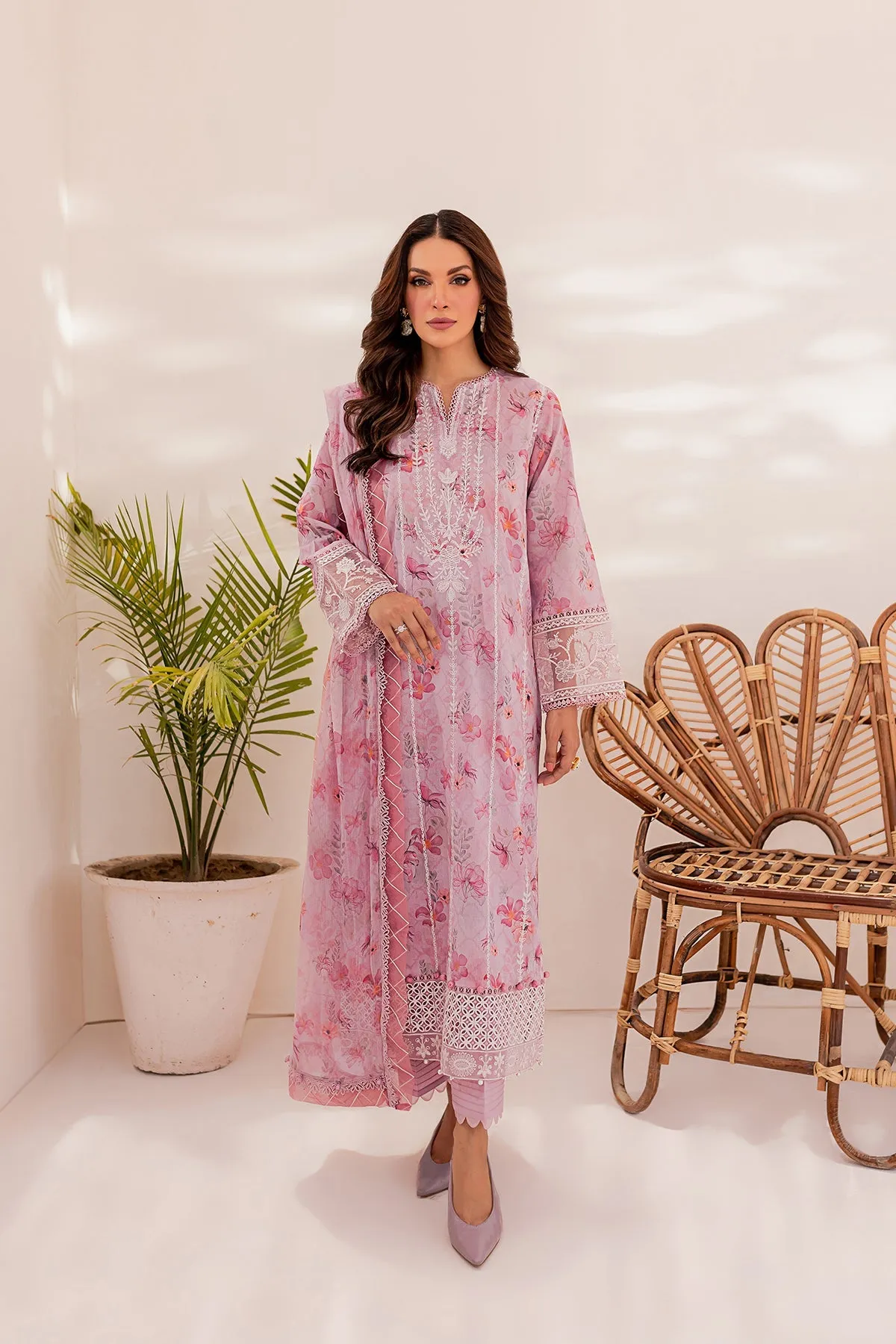 Florista| Farasha Mehak Festive Lawn SS 23 | Unstitched Embroidered Collection