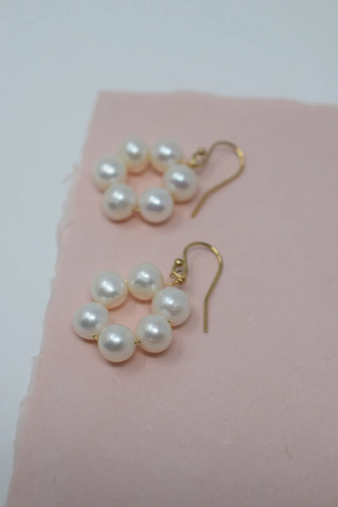 Flowers Blooming: playful pearl earrings