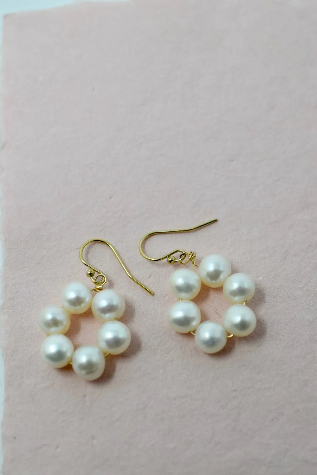 Flowers Blooming: playful pearl earrings