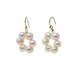 Flowers Blooming: playful pearl earrings