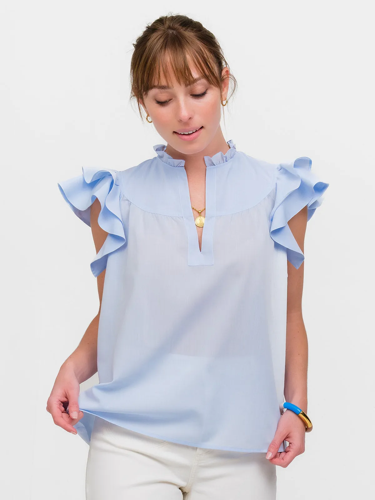 FLUTTER SLEEVE: TRUE BLUE