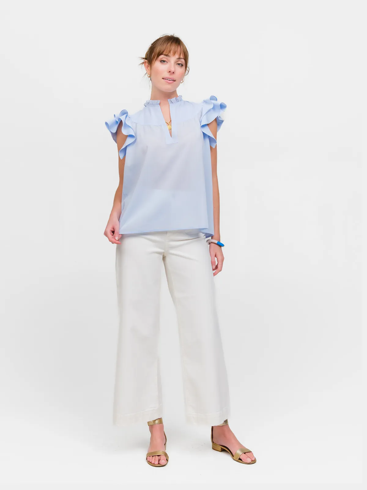 FLUTTER SLEEVE: TRUE BLUE