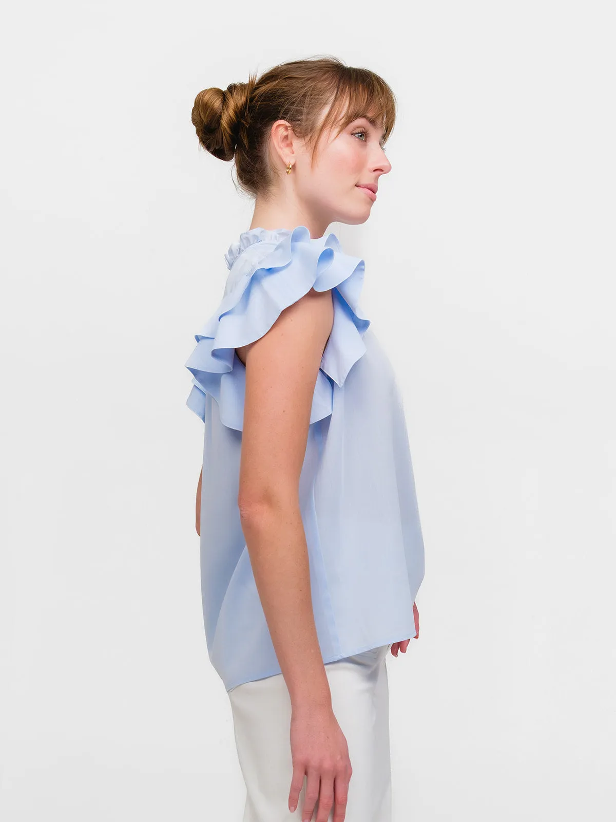 FLUTTER SLEEVE: TRUE BLUE