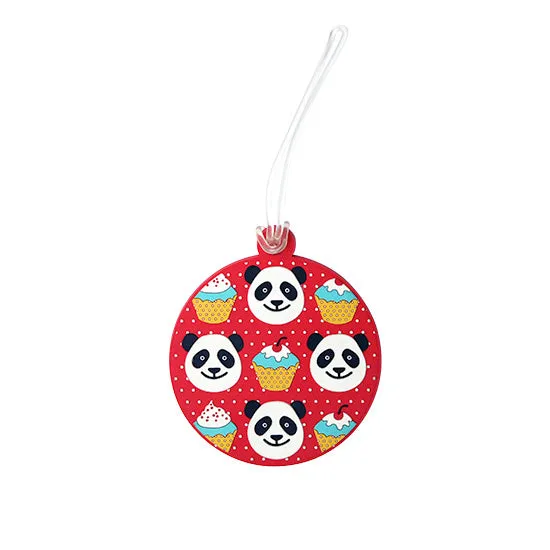Funky & Playful Bag Tag Panda Pud
