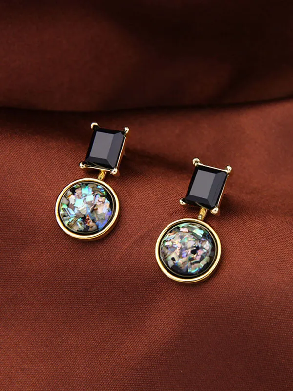 Geometry Dazzling Colorful Earrings