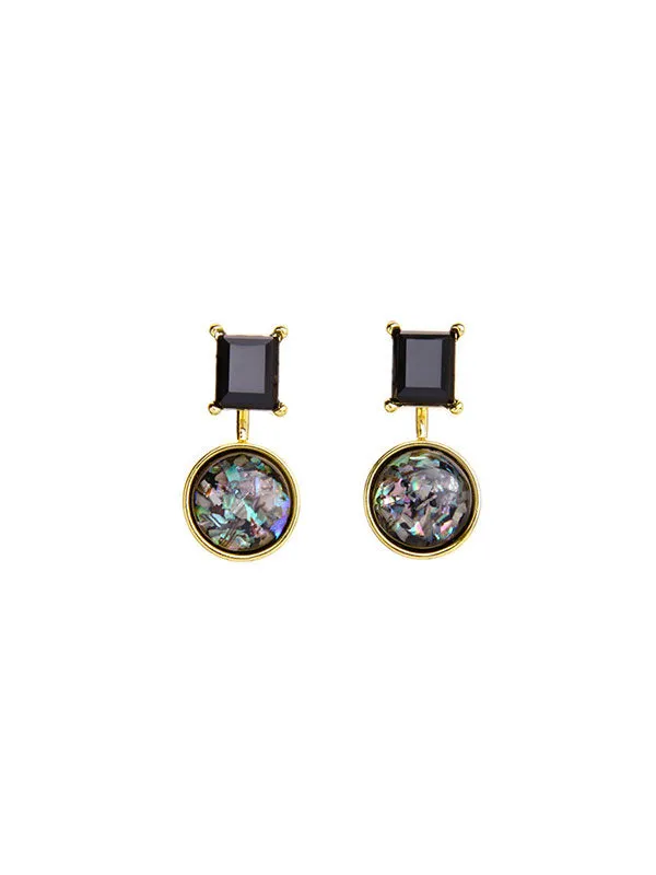 Geometry Dazzling Colorful Earrings