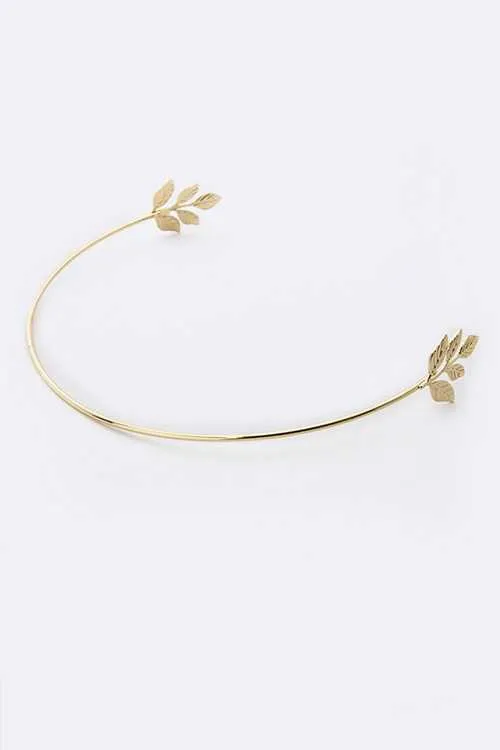 Gold Leaf Iconic Crown Headband