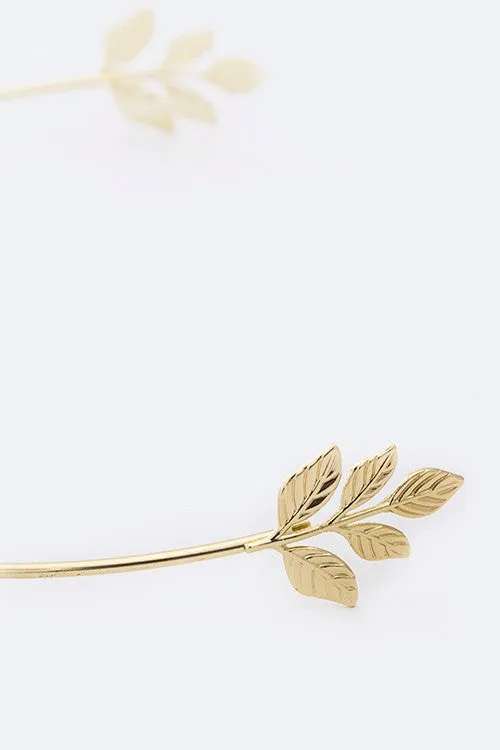 Gold Leaf Iconic Crown Headband