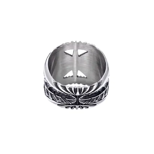 Gold Star Feather Ring