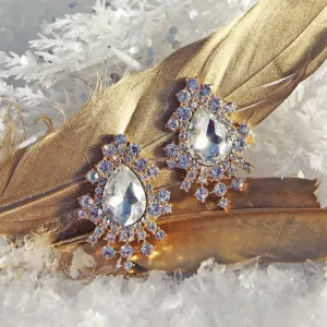 Golden Feather Earrings
