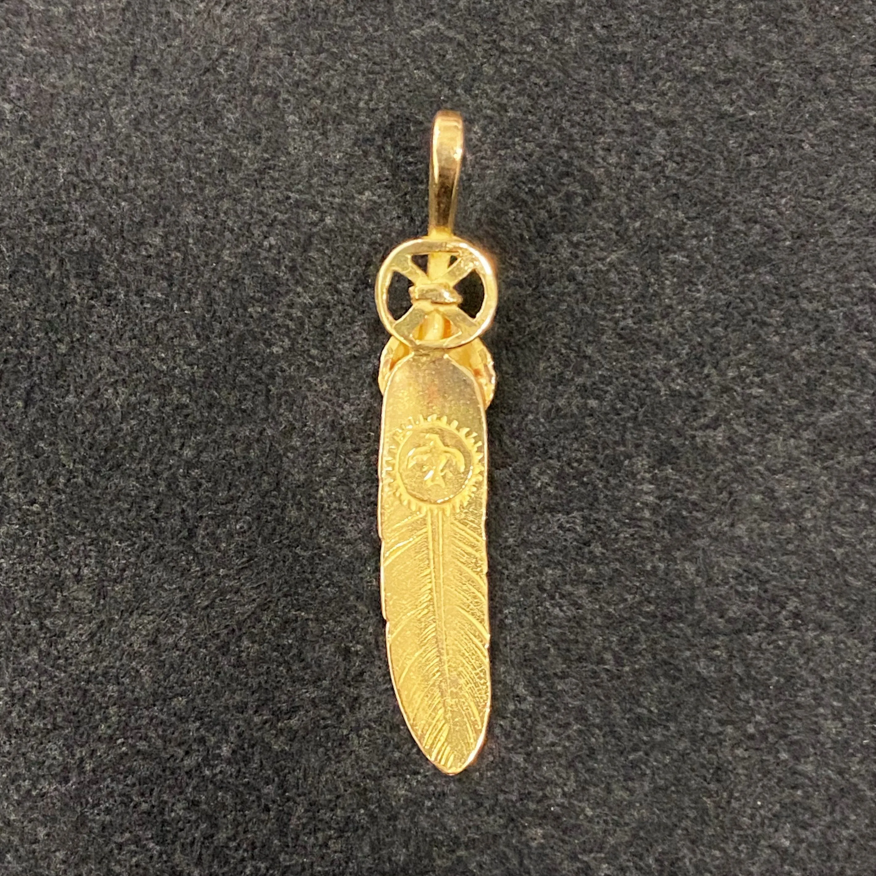 Goros Heart Wheel Feather - 18K Gold