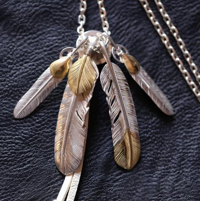 Goros Heart Wheel Feather And Gold Top Feather Setup